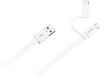 Кабель Huawei AP55S 04071417 USB (m)-USB Type-C (m)/micro USB (m) 1.5м белый