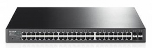 t1600g-52ps коммутатор tp-link jetstream 48-портовый гигабитный smart коммутатор poe+ с 4 sfp-слотами