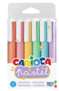 набор текстовыделителей carioca pastel 43033 1-5мм 6цв. пвх с европодвесом