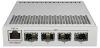 crs305-1g-4s+in mikrotik cloud router switch 305-1g-4s+in with 800mhz cpu, 512mb ram, 1xgigabit lan, 4 x sfp+ cages, routeros l5 or switchos (dual boot), metallic des