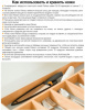Нож кухонный Fiskars Functional Form 1057544 стальной для чистки овощей и фруктов лезв.80мм прямая заточка черный/оранжевый