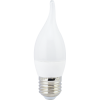 c7yv60elc ecola candle led 6,0w 220v e27 4000k свеча на ветру (композит) 118x37