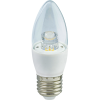 c7qv60elc ecola candle led premium 6,0w 220v e27 4000k прозрачная свеча с линзой (композит) 105x35