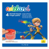 краски adel adaland 234-0630-100 пальчиковые 4цв. 45мл. карт.супероб.
