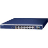 коммутатор/ planet gs-6322-24p4x l3 24-port 10/100/1000t 95w 802.3bt poe + 2-port 10gbase-t + 2-port 10g sfp+ managed switch with dual modular power