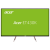 um.me0ee.010 acer 43" et430kwmiiqppx ips led, 3840x2160, 5ms, 350cd/m2, 1100:1, 2xhdmi(2.0) + dp(1.2) + minidp + dp out + audio out, 7wx2, white (repl. um.me0ee.00