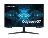 LC32G75TQSRXEN Samsung 31.5" C32G75TQSR VA QLED curved GAMING-монитор Odyssey G7 2560x1440 1ms 2500:1 600cd 178/178 HDMI 2*DP USB-hub 240Hz G-Sync HDR600 HAS Pivot B