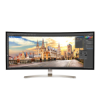 LG 38" 38UC99-W IPS LED изогнутый, 3840x1600, 5ms, 300cd/m2, 1000:1 (Mega DCR), 178°/178°, 2*HDMI, USB-C, USB-hub, Display Port, Headph.Out, Tilt, рег