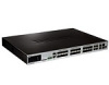 dgs-3620-28sc/b1aei сетевой коммутатор 24-ports sfp+ 4 combo ports 10/100/1000base-t/sfp, l3 stackable management switch 19"