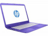 y5v45ea ноутбук hp stream 14-ax001ur celeron n3050/2gb/ssd32gb/intel hd graphics/14"/hd (1366x768)/windows 10 64/violet/wifi/bt/cam