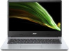 nx.a7ser.001 ноутбук acer aspire 3 a314-35-c60a celeron n4500 4gb ssd128gb intel uhd graphics 14" tn fhd (1920x1080) eshell silver wifi bt cam