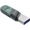 Флеш Диск Sandisk 32Gb iXpand Flip SDIX90N-032G-GN6NN USB3.1 зеленый/серебристый