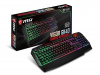 VIGOR GK40 RU Клавиатура GAMING BLACK RU VIGOR GK40 MSI