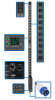 pdumv32hvnetlx блок розеток tripp lite 7.4kw single-phase switched pdu, 230v outlets (20 c13, 4 c19), iec309 32a blue, 10ft cord, 0u vertical, taa compliant