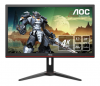 28" AOC G2868PQU 3840x2160 TN LED 16:9 1ms VGA 2*HDMI DP 4*USB3.1(Gen1) 50M:1 170/160 300cd HAS Speakers Black/Red