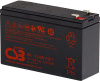 батарея csb серия gp, hr1224w f2 f1, напряжение 12в, емкость 6ач (разряд 20 часов), 24 вт/эл при 15-мин. разряде до u кон. - 1.67 в/эл при 25 °с,