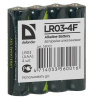 батарея alkaline aaa 1.5v lr03-4f 4pcs 56001 defender