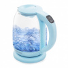 Чайник электрический Kitfort КТ-640-1 1.7л. 2200Вт голубой (корпус: пластик/стекло)
