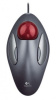 910-000808 Трекбол Logitech Marble серый/серебристый/красный оптическая USB (4but)