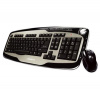 клавиатура + мышка rus wrl black km7600v2-ru gigabyte