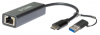 Сетевой адаптер DUB-2315,DUB-2315/A1A USB-C to 2.5G Ethernet Adapter + USB-A to USB-C Adapter