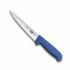 Нож кухонный Victorinox Fibrox (5.5602.16) стальной разделочный лезв.160мм прямая заточка синий