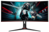 CU34G2/BK 34" AOC Gaming CU34G2 Curved 1500R 3440x1440@100Hz VA LED 21:9 1ms 2*HDMI DP 4*USB3.0 80M:1 178/178 300cd HAS Tilt Swivel Black-Red