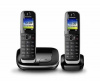 kx-tgj312rub беспроводной телефон dect panasonic беспроводной телефон dect panasonic/ цветной, аон, черный, две трубки