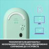 910-006547 Мышь Logitech POP Mouse with emoji фиолетовый/зеленый оптическая (4000dpi) беспроводная BT/Radio USB (4but)