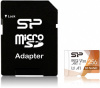 флеш карта microsdxc 256gb class10 silicon power sp256gbstxdu3v20ab superior pro colorful + adapter