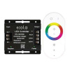 rfc18wesb ecola led strip rgb rf controller 18a 216w 12v (432w 24v) с кольцевым сенсорным белым радиопультом