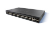 111307 коммутатор [sg350x-48p-k9-eu] cisco sb [sg350x-48p] 48-port gigabit poe stackable switch, 48x poe, из них 8x poe++ 60вт, суммарно раздаёт 382 вт