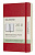 dsf218wn2 еженедельник moleskine academic soft wknt pocket 90x140мм датир.18мес 208стр. мягкая обложка красный