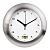 00113914 Часы настенные аналоговые Hama Bathroom H-113914 D17см серебристый