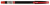 399298 ручка шариковая cello slimo 0.7мм игловидный пиш. наконечник черный/красный красные чернила коробка