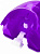 Отпариватель ручной Kitfort КТ-999-1 1600Вт фиолетовый/белый