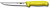 Нож кухонный Victorinox Fibrox (5.6008.15) стальной обвалочный лезв.150мм прямая заточка желтый