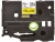 tzefx661 лента brother для печати наклеек tze-fx661 36-мм гибкая ламинированная идентификационная (черный на желтом фоне), 8 м.