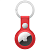 mk103zm/a кожаный брелок apple для airtag с кольцом для ключей, цвет красный (product)red