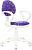 KD-3/WH/ARM/STICK-VI Кресло детское Бюрократ KD-3/WH/ARM фиолетовый Sticks 08 крестов. пластик пластик белый