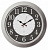 WALLC-R67P39/SILVER Часы настенные аналоговые Бюрократ WallC-R67P D39см серебристый