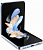 sm-f721blbgcau смартфон samsung galaxy z flip4 голубой 6.7″ 2640 x 1080, встроенная память 128гб, процессор qualcomm snapdragon 8 gen 1 (8 cores) 3 ггц, озу 8 гб/ 5g