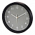 00176952 Часы настенные аналоговые Hama Pure серый